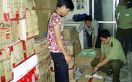 Phá vụ nhập lậu 10 tấn mỹ phẩm Trung Quốc